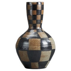 Thord, Vase, hand painted Ceramic, Sweden, 1960s