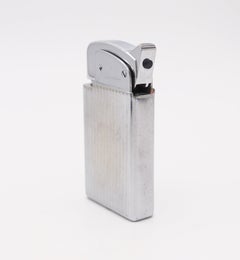 THORENS 1953 Masterpiece Pocket Petrol Lighter In Polished Chromed Steel