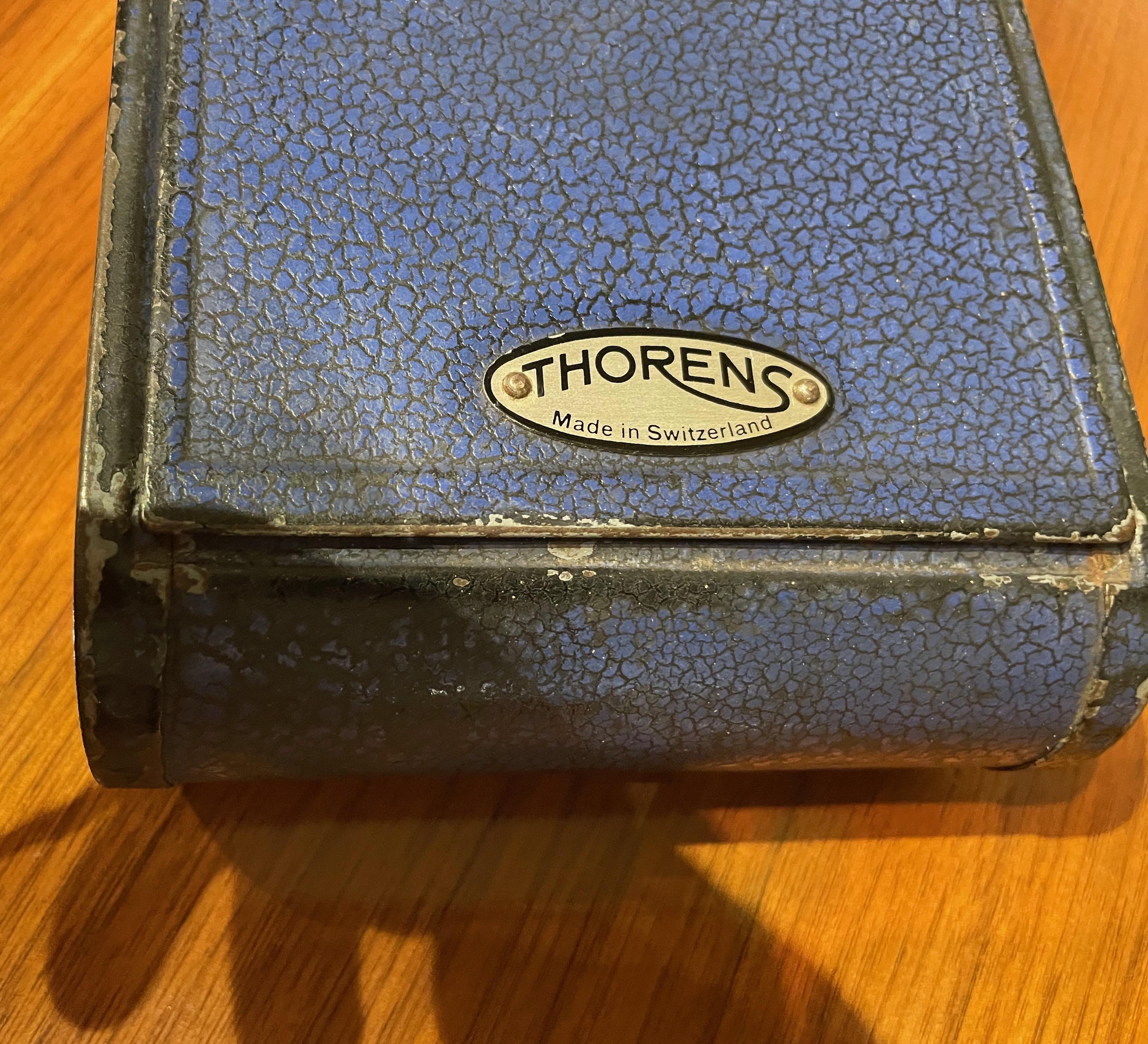 Milieu du XXe siècle Très rare Phonographe de téléphone Thorens « Excelda » pour appareil photo vers les années 1930 en vente