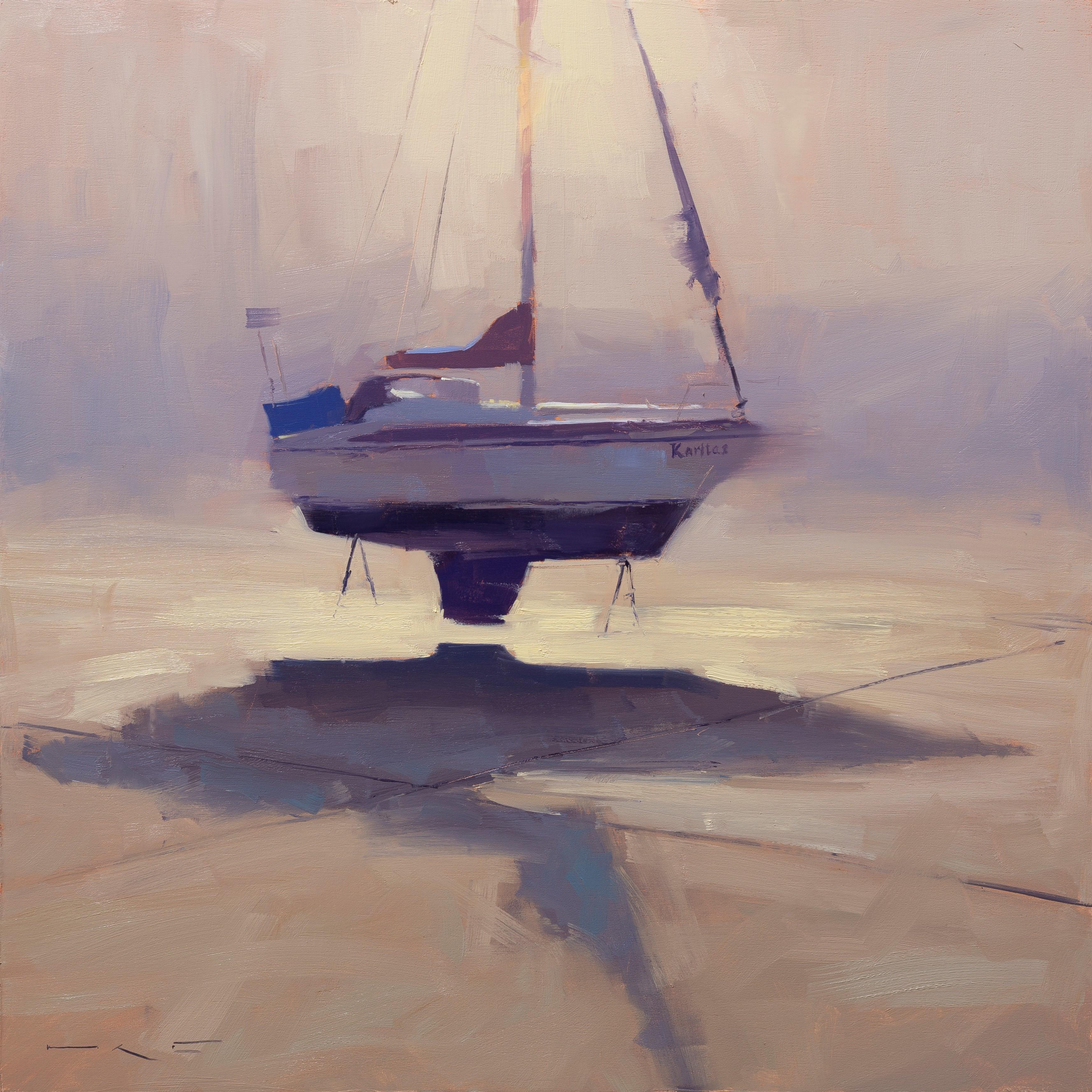 Thorgrimur Einarsson Landscape Painting - "Floating" Oil Painting