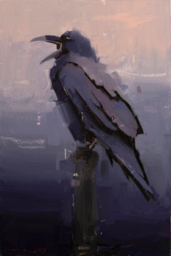 "Krumi/Raven nr. 53" Oil Painting