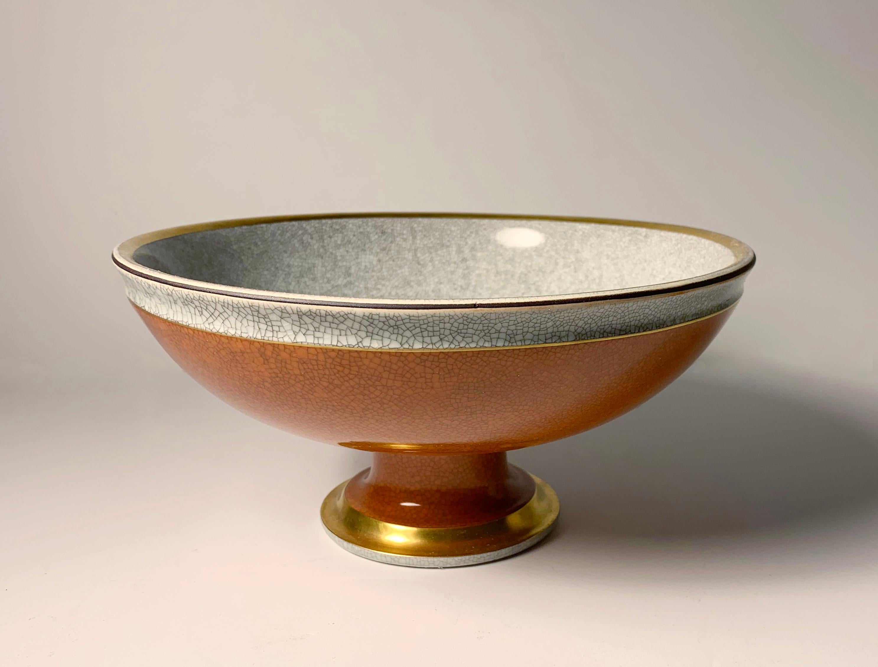 Thorkild Olsen for Royal Copenhagen Compote Bowl with Vase For Sale 1
