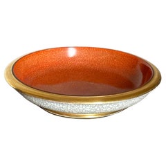 Thorkild Olsen for Royal Copenhagen Crackle Glazed Bowl, Denmark