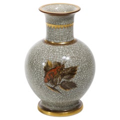 Thorkild Olsen for Royal Copenhagen Craquelure Bud Vase, Denmark 1958