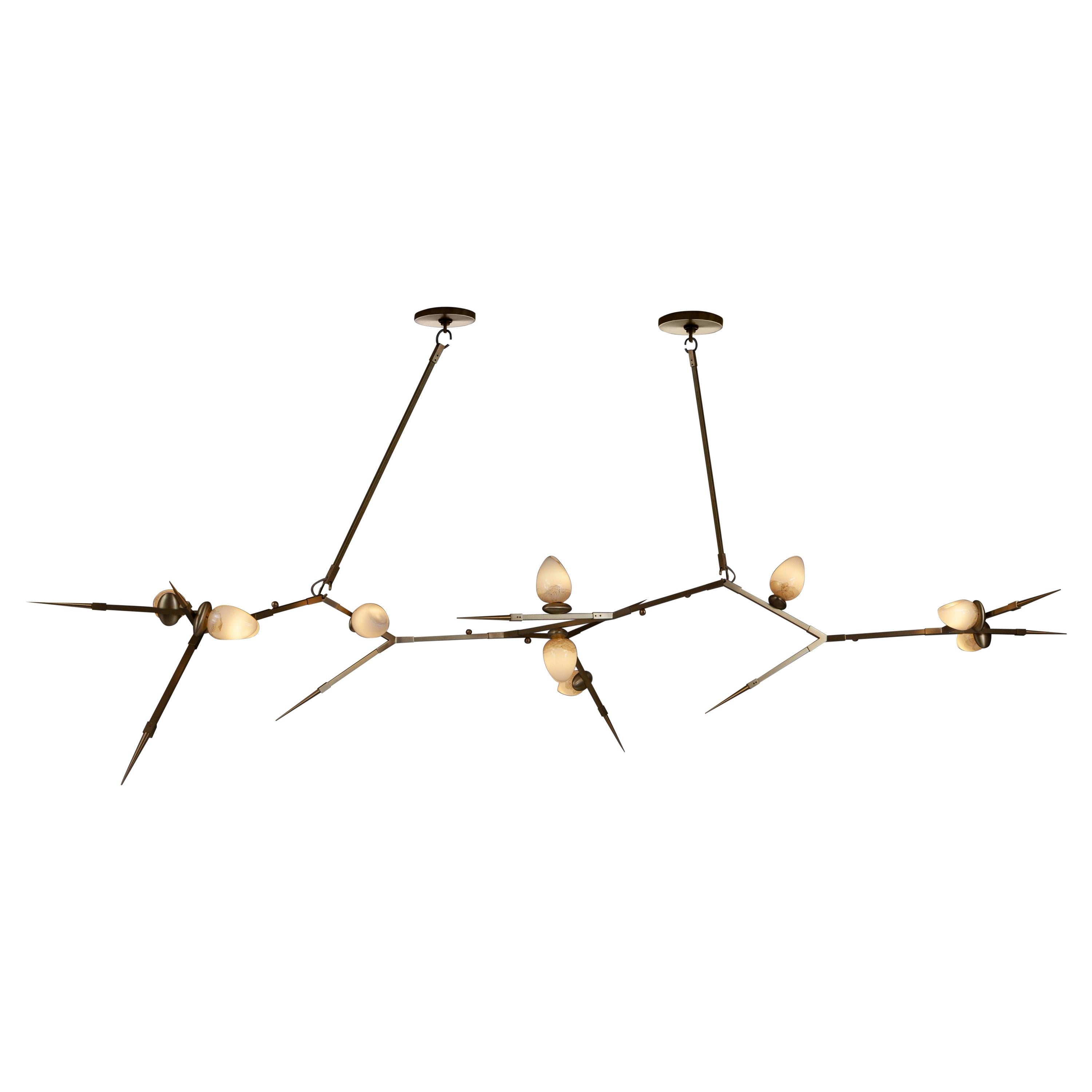 Sublimation: Thorn 100 X 9 Chandelier by Andrea Claire Studio For Sale