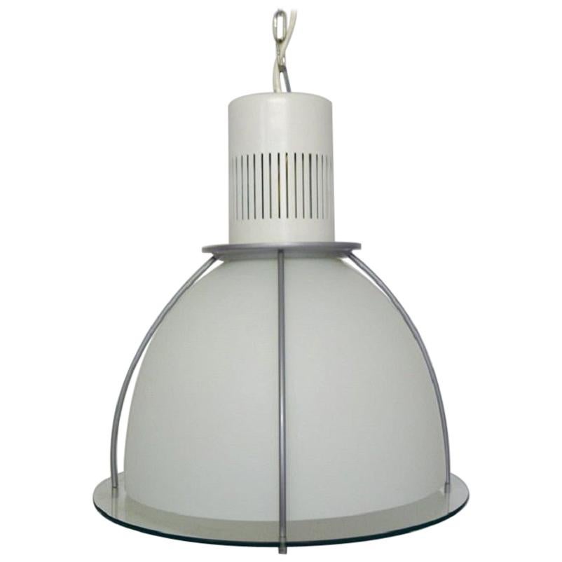 Thorn "Glacier 5515-16" Pendant Lamp in Glass and Steel, Danish Design