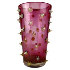 Thorn Spikes Murano Glass Vase by Pino Signoretto, Italy, 1990s