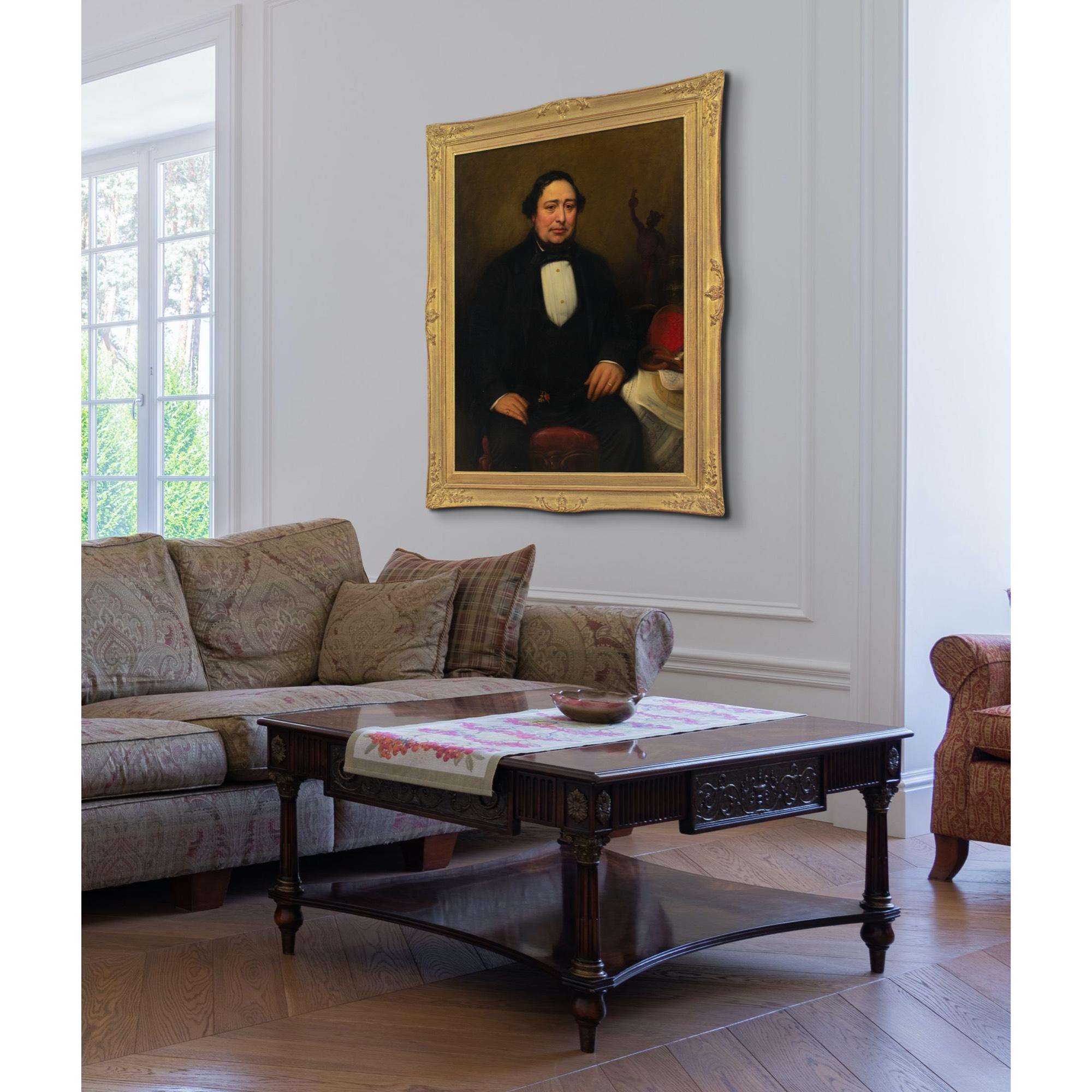 Thornton Rippingille, Ritratto dell'inventore Thomas Dunn, pittura a olio 3