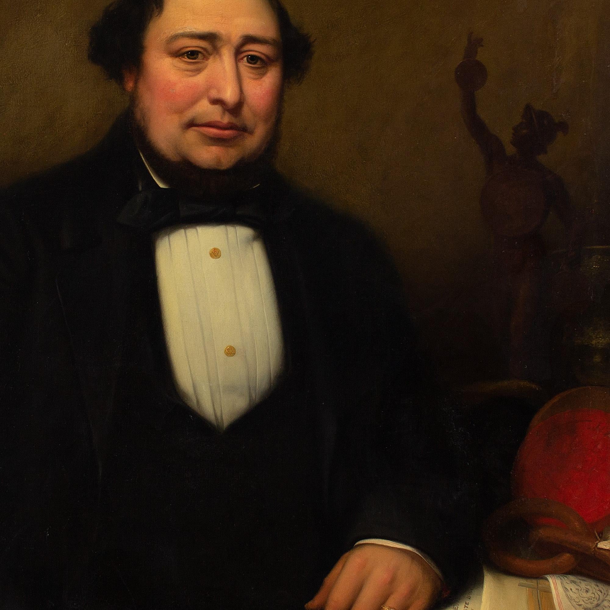Thornton Rippingille, Ritratto dell'inventore Thomas Dunn, pittura a olio 7