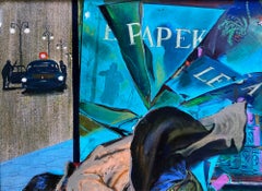 Noir Crime Drama Shooting - Saturday Evening Post Illustration