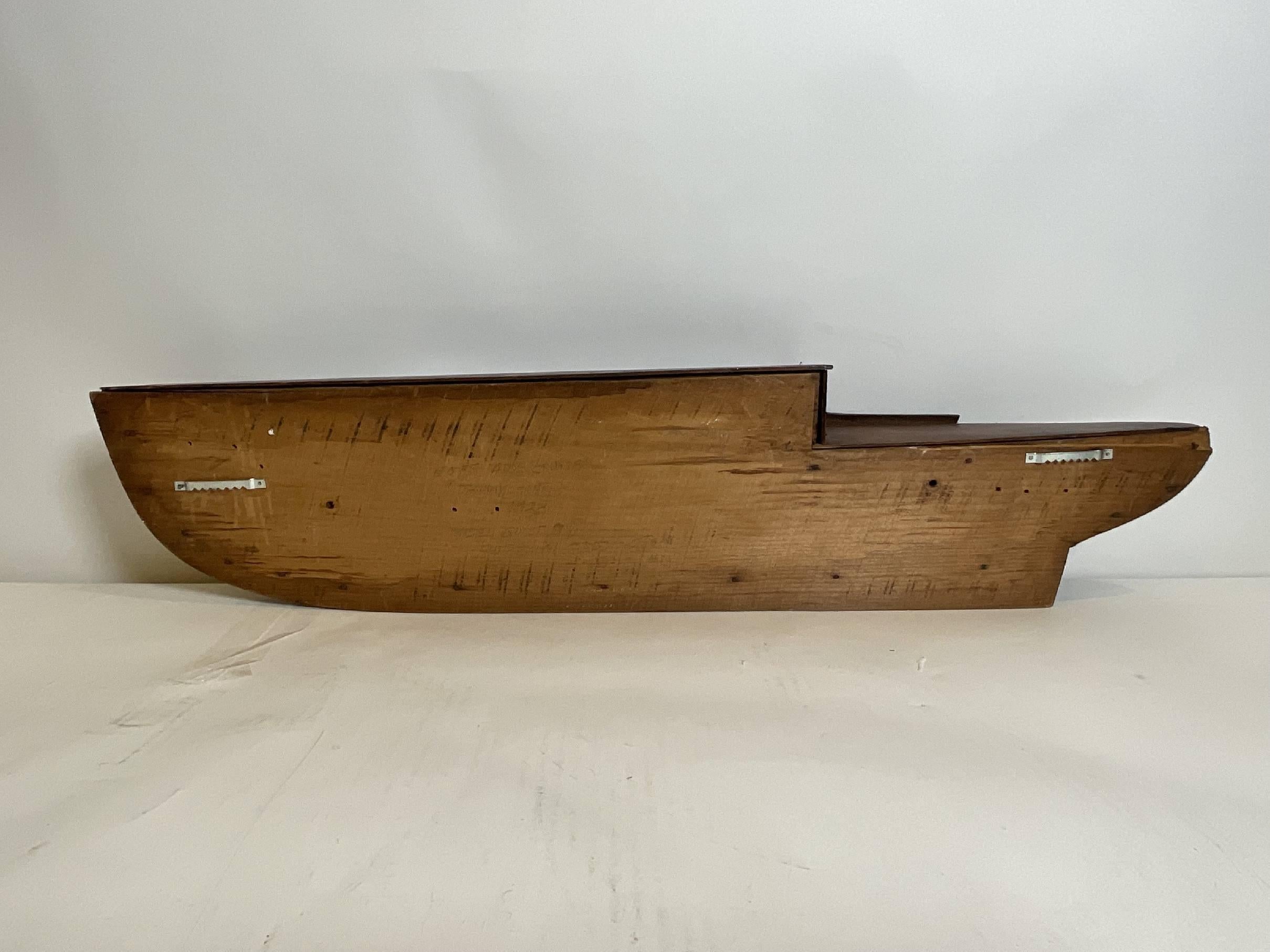 Thornycroft Yacht Half Model Of A Fifty Foot Yacht 2