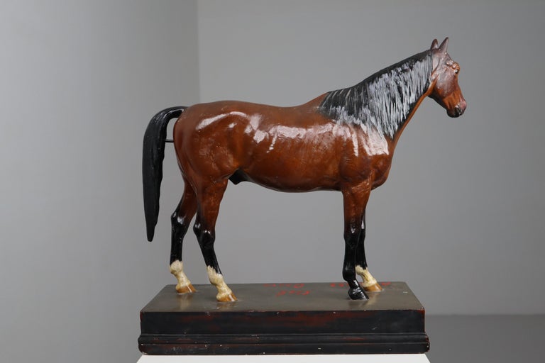 Thoroughbred Mare Horse Model in Painted Plaster by Max Landsberg ...