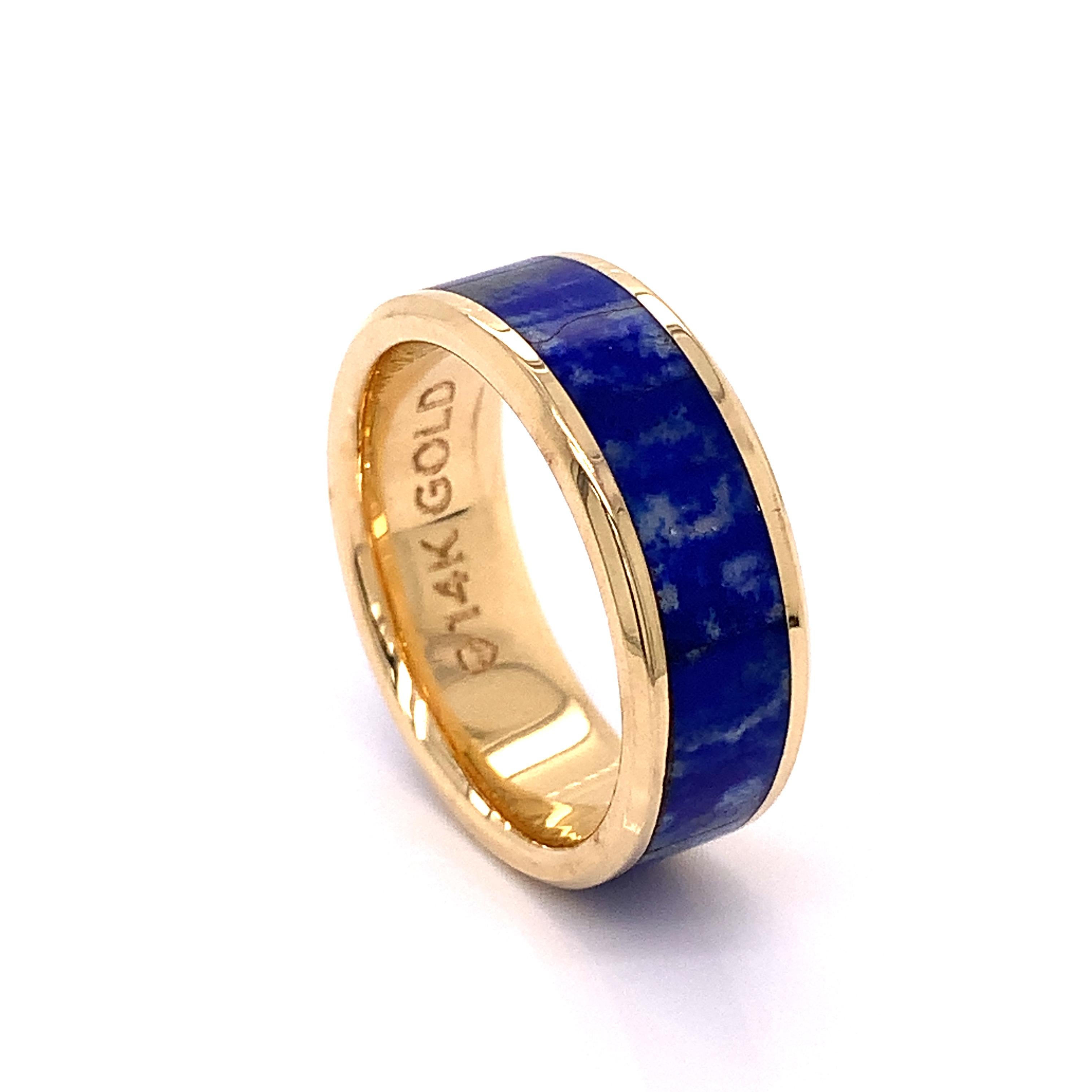 lapis lazuli inlay ring