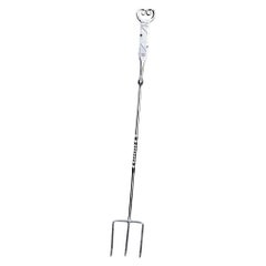 Thorton & Downer, attri. An Arts and Crafts Hand-Wrought Steel Toasting Fork