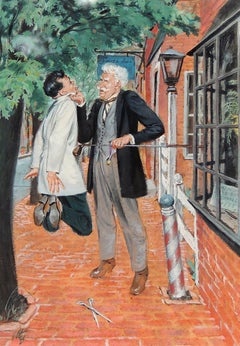 „Die Schlacht auf dem Pilgerholz“ Geschichte illustriert, Saturday Evening Post, 1946