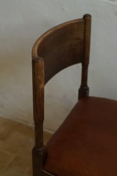 Thorvald Bindesbøll Eichenholz-Stuhl, Dänemark, um 1900