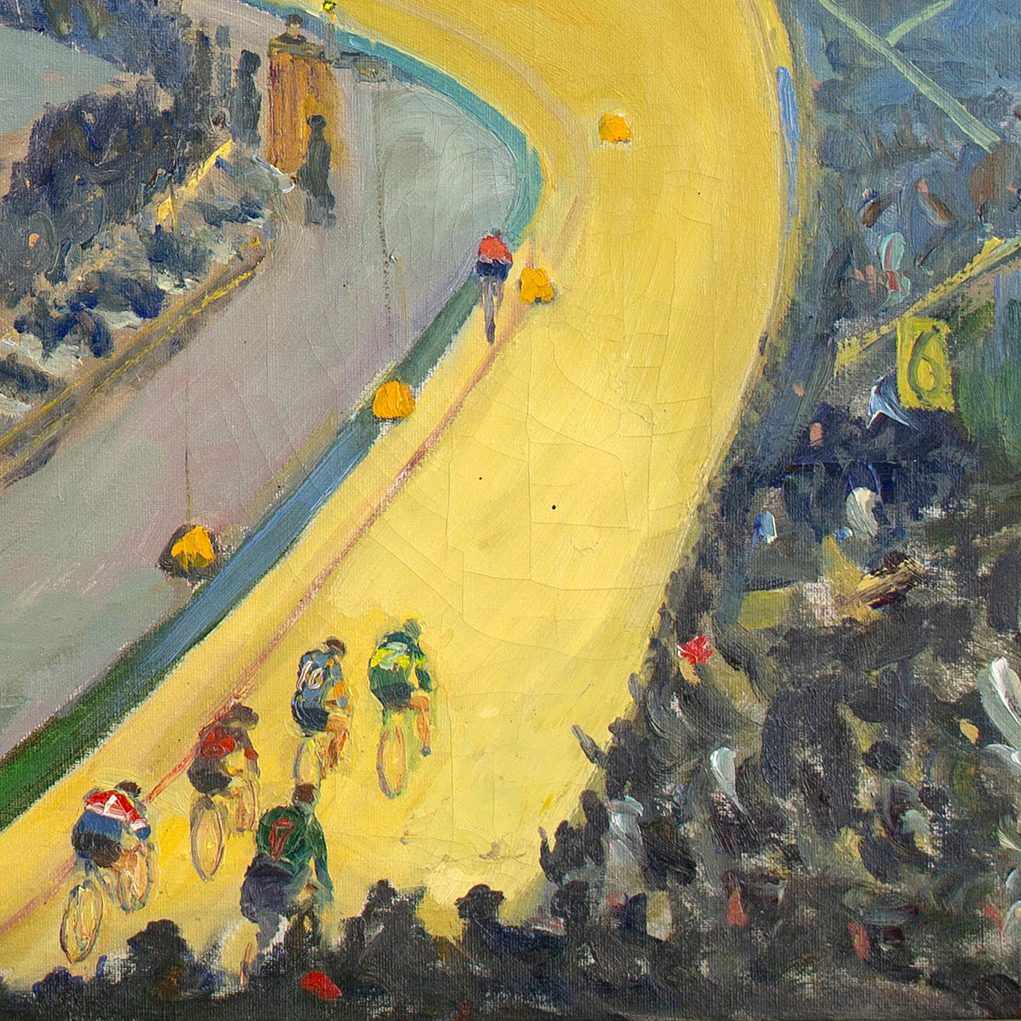 Thorvald Nygaard, The First Six-Day Race, Oil Painting 6