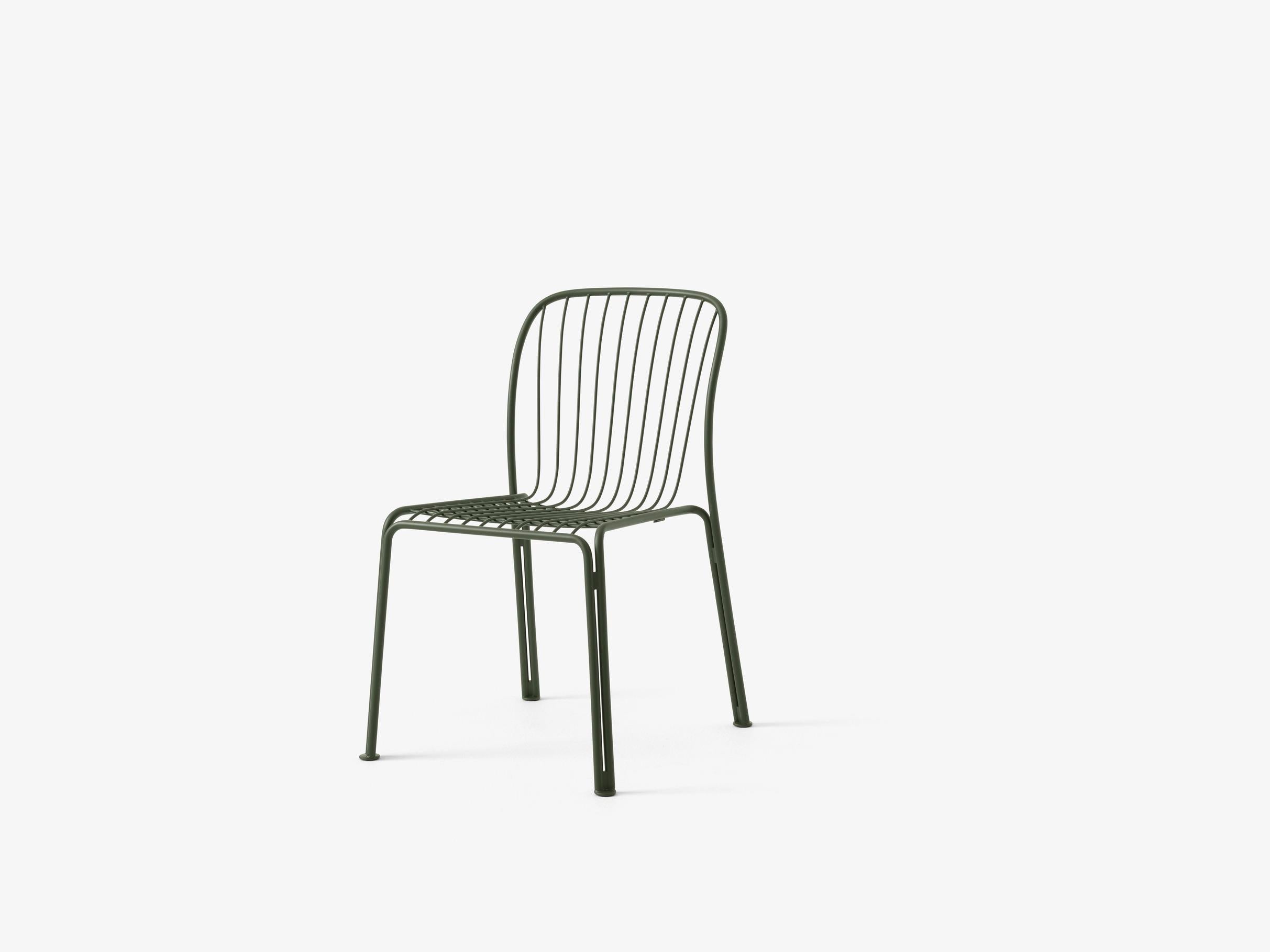 Chinese Thorvald SC94 Outdoor Side Chair-Bronze Green-by Space Copenhagen for &Tradition For Sale