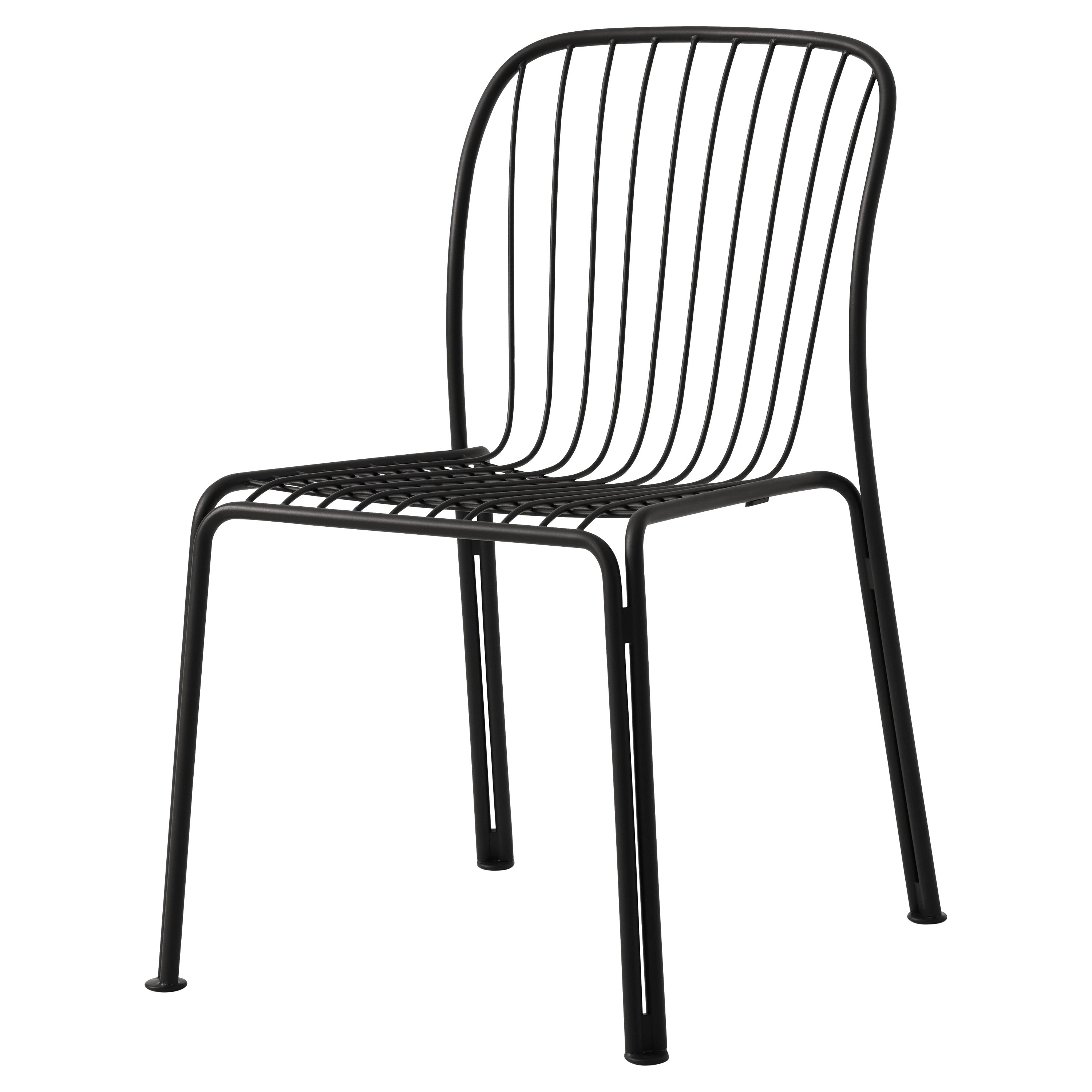 Chaise d'appoint d'extérieur Thorvald SC94, Warm Black, par Space Copenhagen pour &Tradition