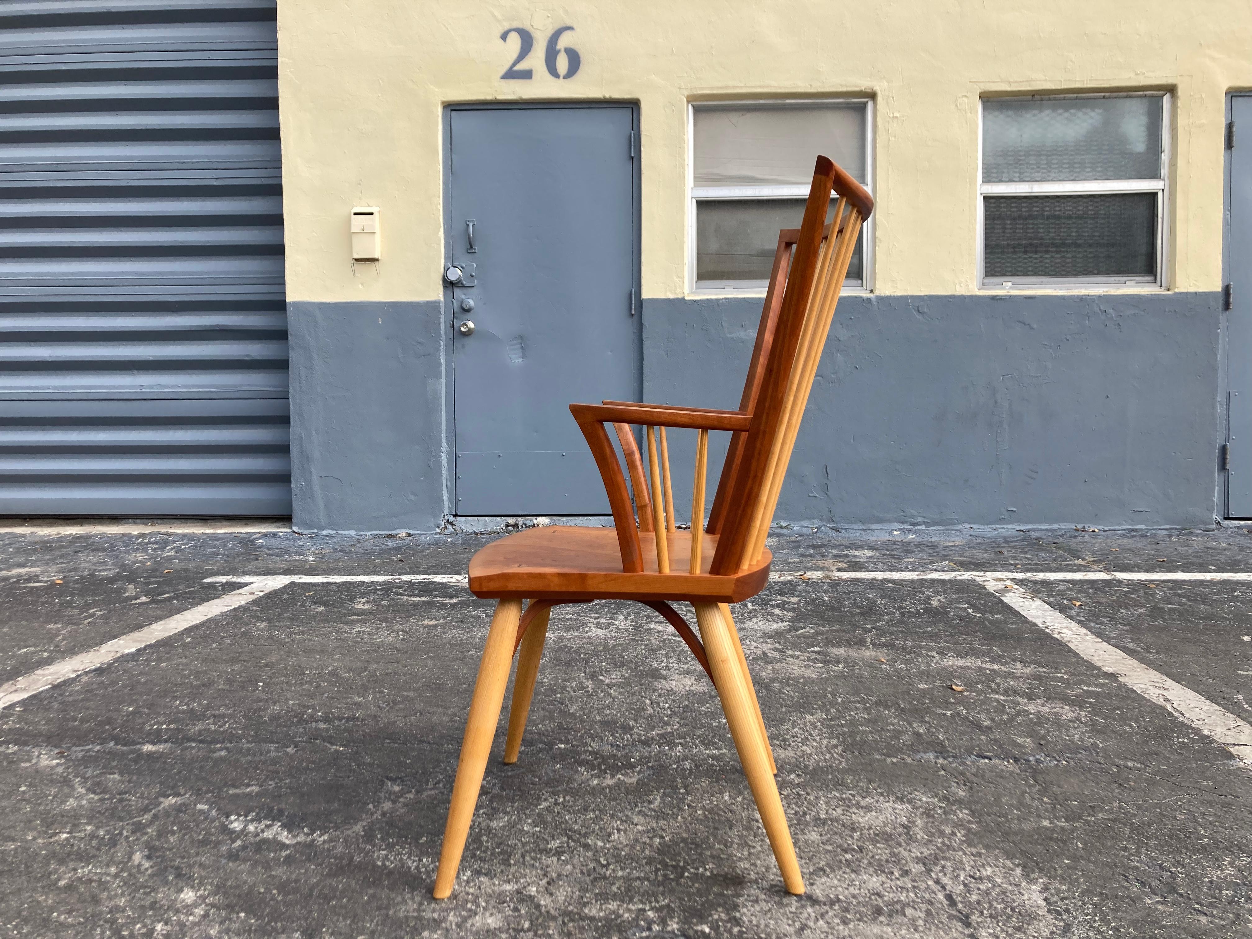 Thos. Moser Catena Arm Chair Cherry 2008 Thomas Moser For Sale 4