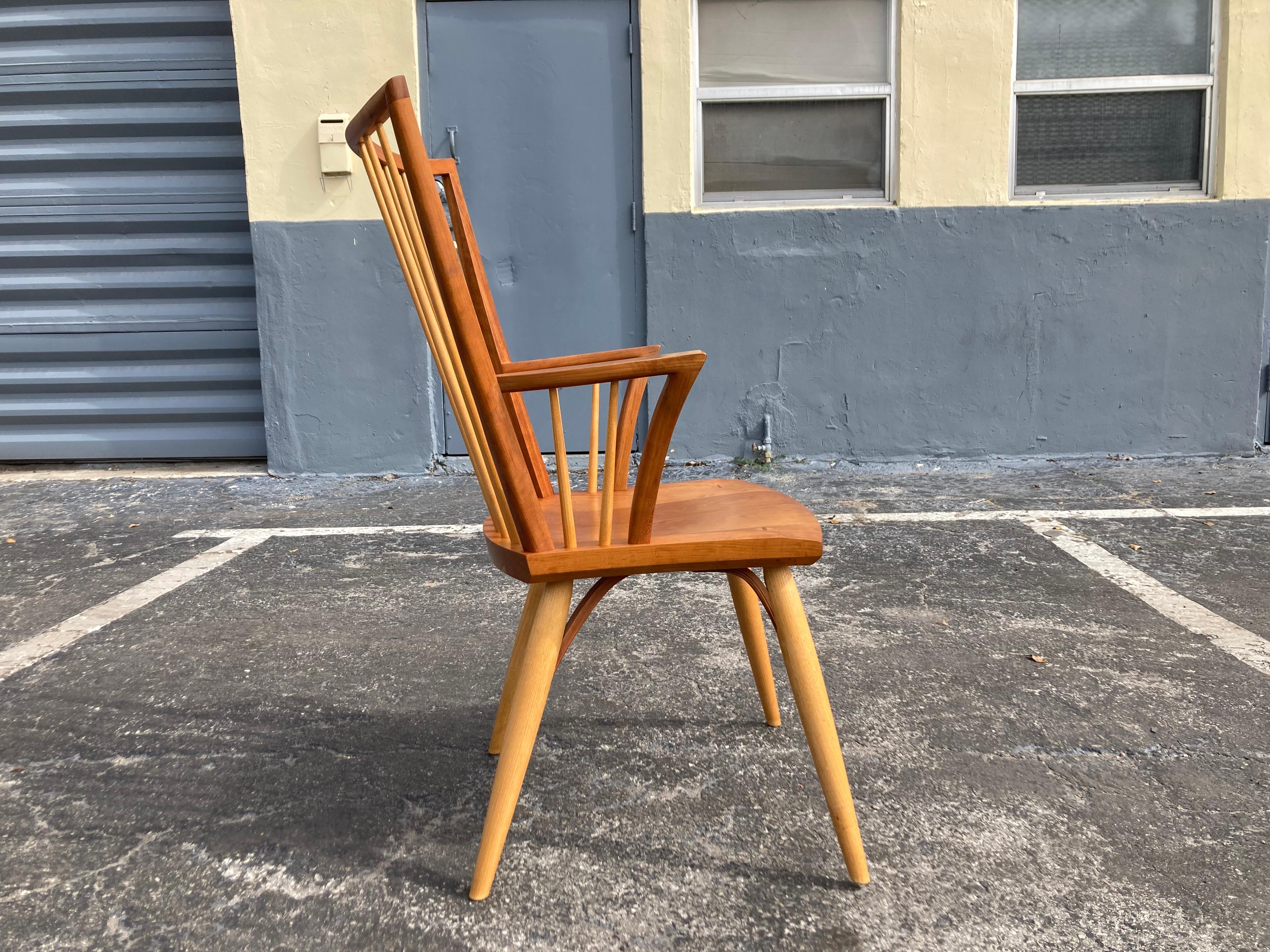 Thos. Moser Catena Arm Chair Cherry 2008 Thomas Moser For Sale 8