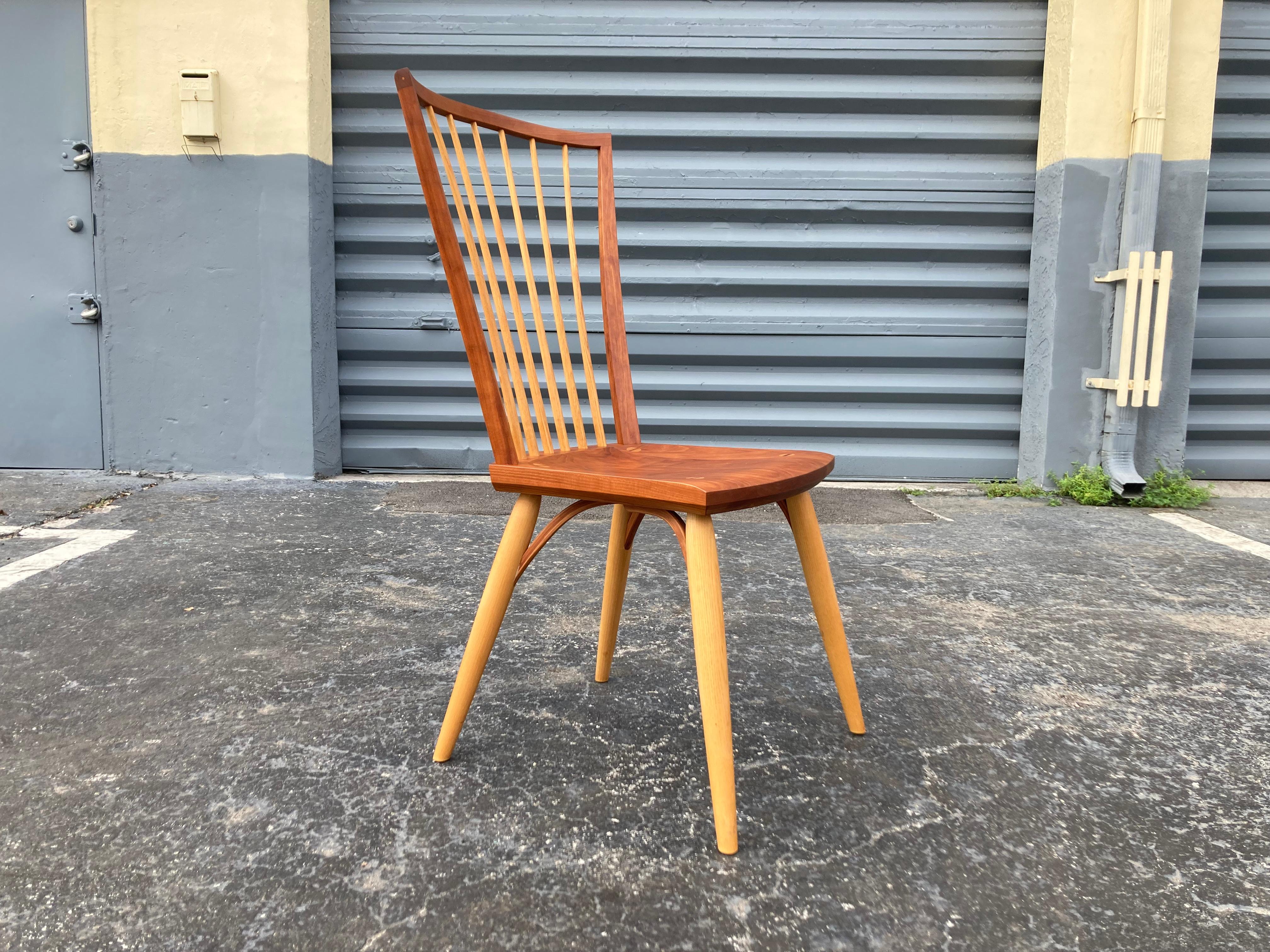 Handmade Moser Chairs from 2008 in Cherry. In good condition with some normal wear. Price is for one chair, in total two available. Please see our other listings for more Moser furniture.