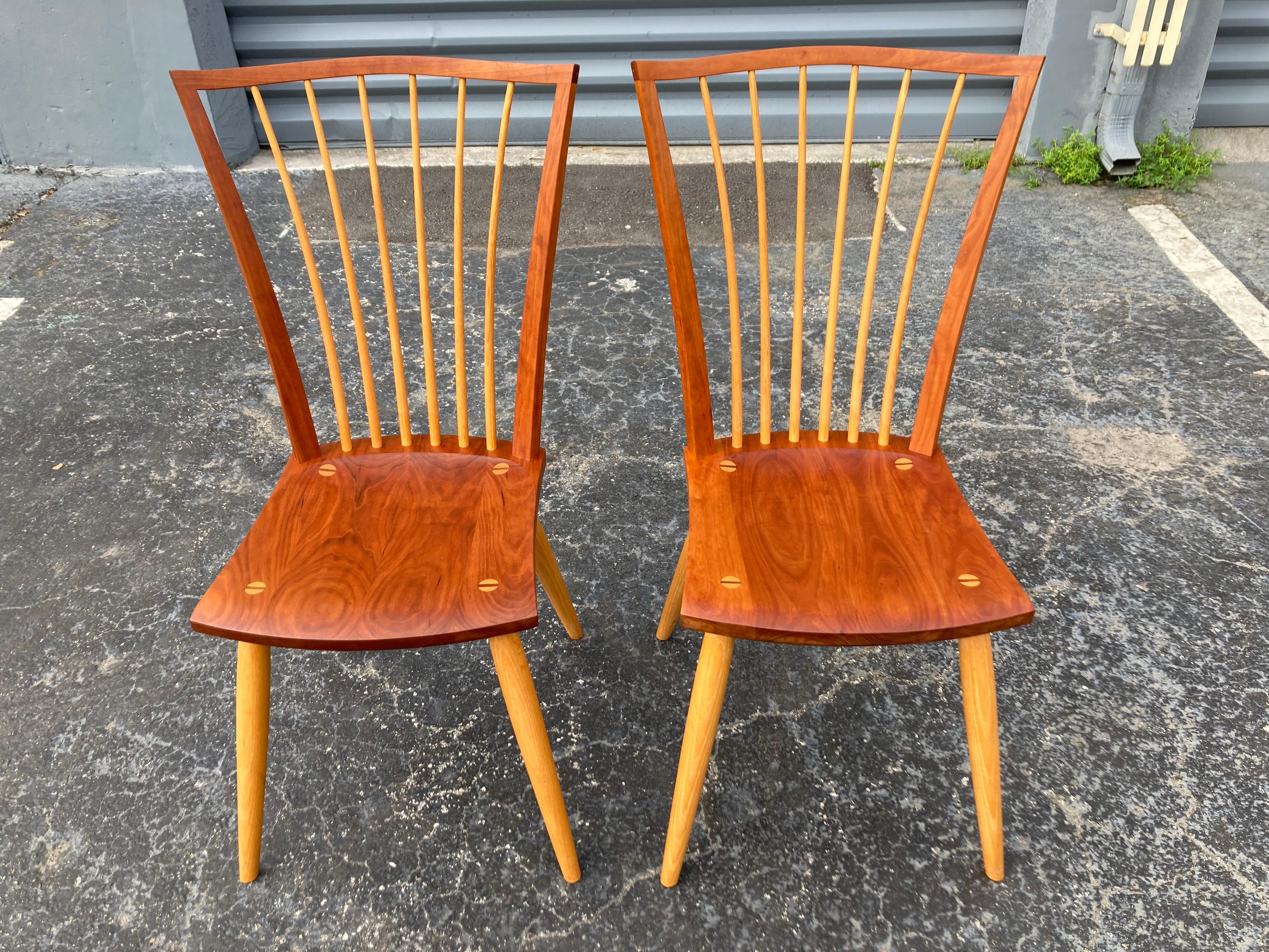 Thos. Moser Catena Side Chairs Cherry 2008 Thomas Moser 1