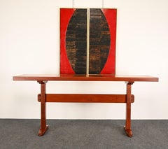 Thos. Moser Custom Cherry High-Top Console / Trestle Table, 1988
