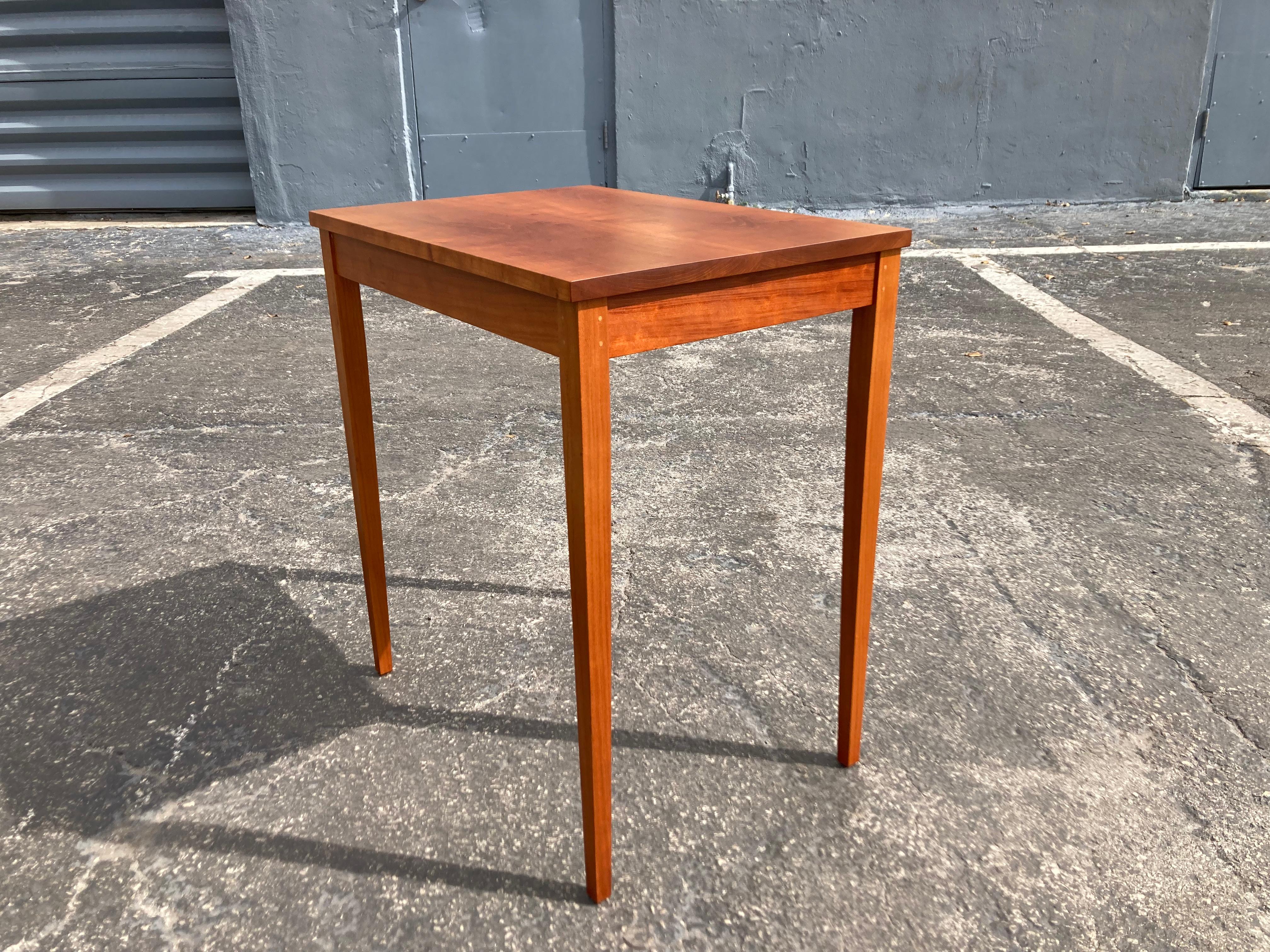 Handmade Moser Side Table from 2015 in Cherry. In good condition with some normal wear. Please see our other listings for more Moser furniture.