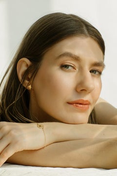 ThoSay Elephant Earrings - 14K Gold, Brilliant Cut Diamond