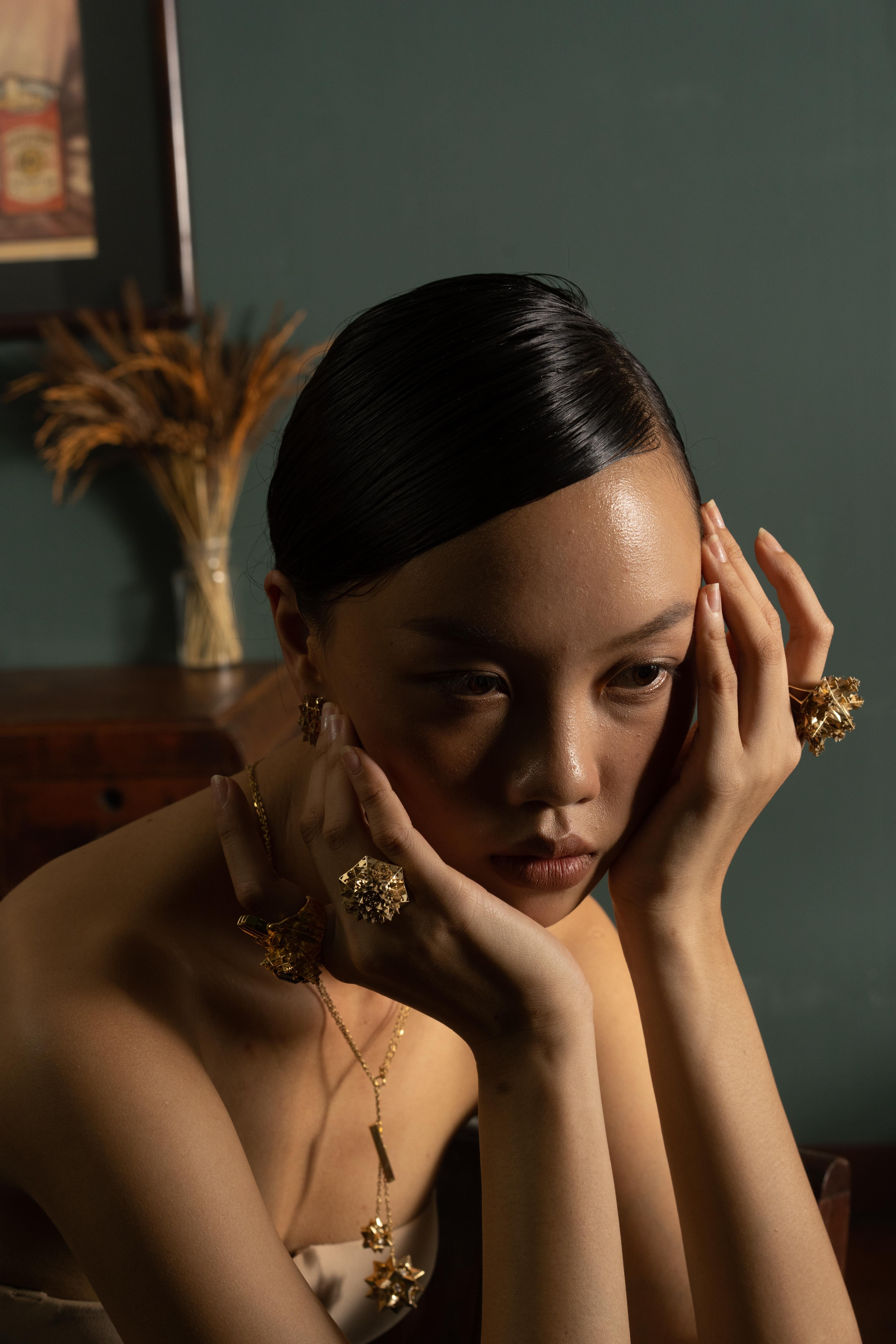 Anello in argento frattale Thoscene in vendita 6