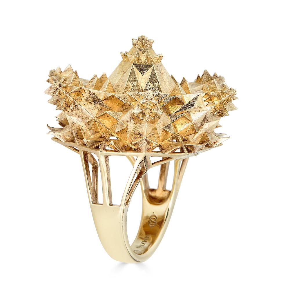 Anello in argento frattale Thoscene in vendita 9