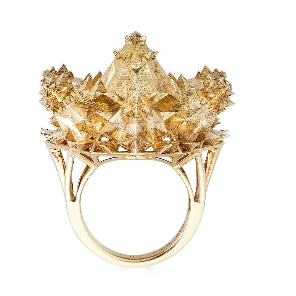 Anello in argento frattale Thoscene in vendita 10