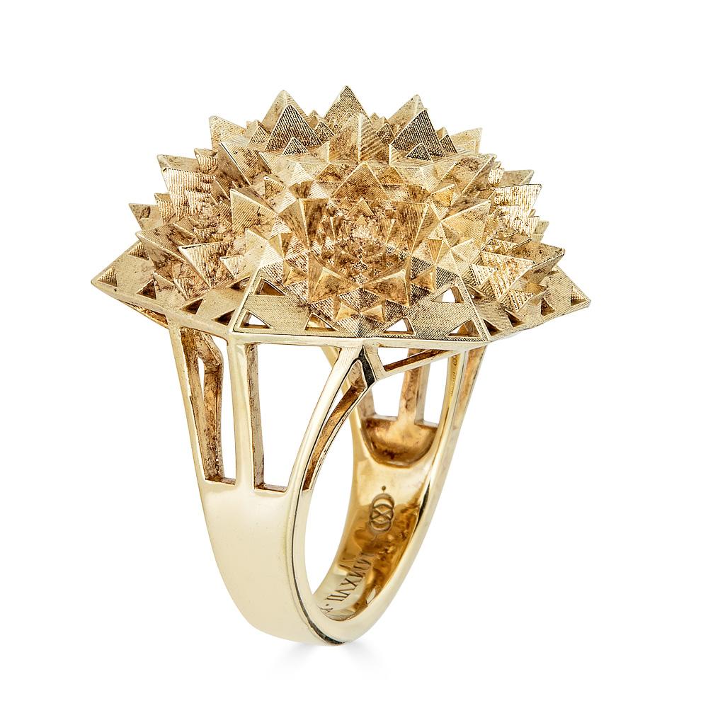 Anello in argento frattale Thoscene in vendita 12