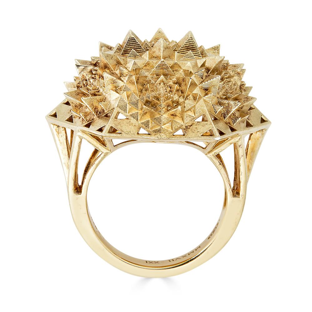 Anello in argento frattale Thoscene in vendita 14