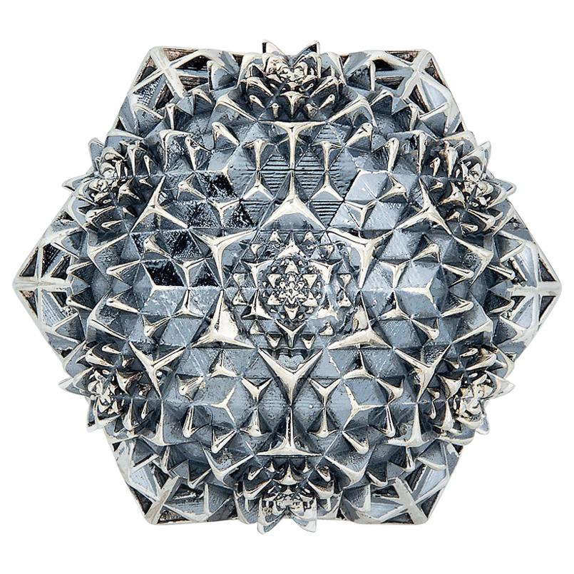 Anello in argento frattale Thoscene In condizioni Nuovo in vendita a Coral Gables, FL