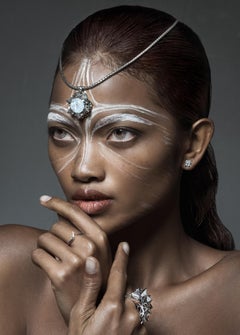 Ciondolo frattale Thoscene New Beginnings con ametista verde