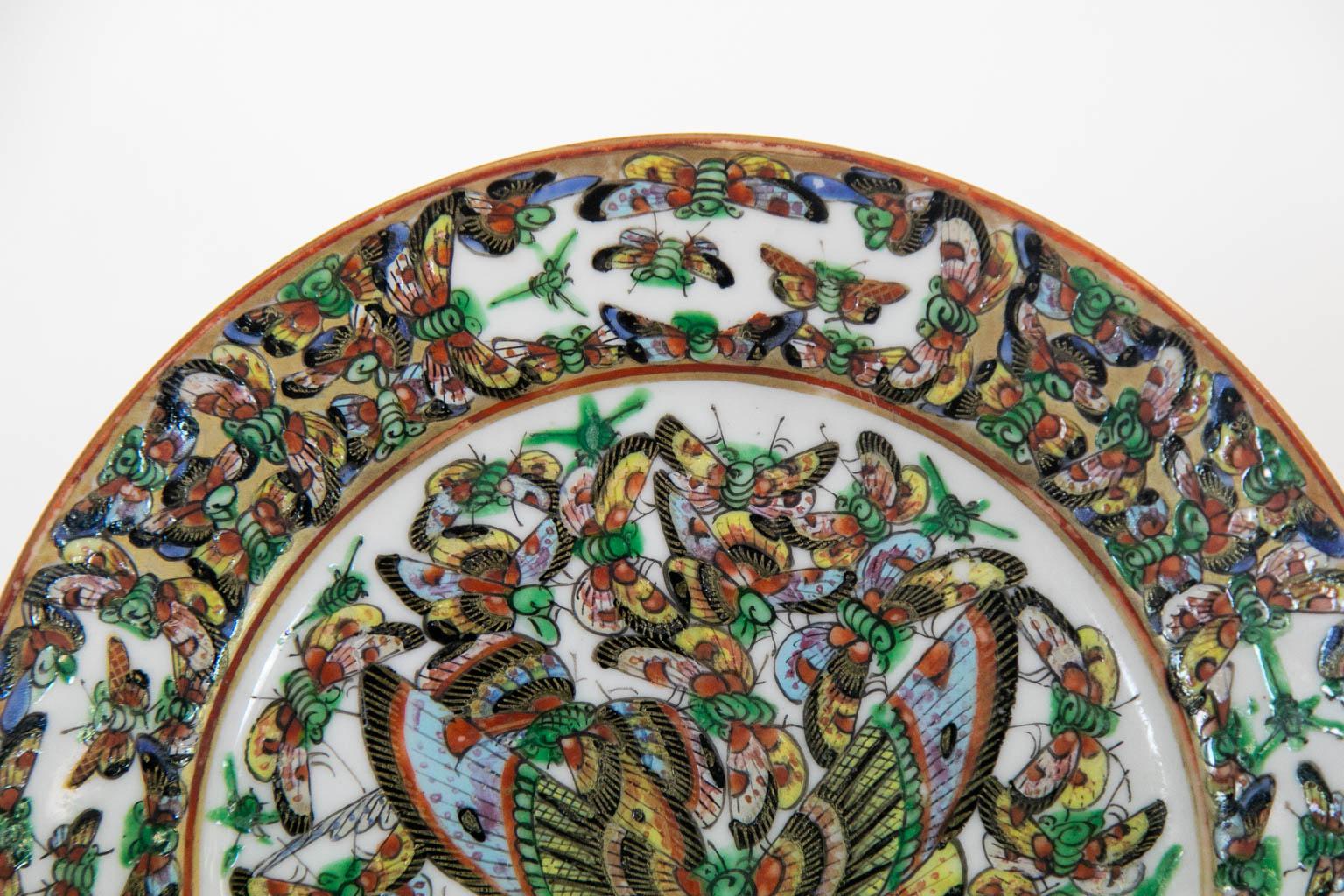 Chinese Thousand Butterfly Plate For Sale