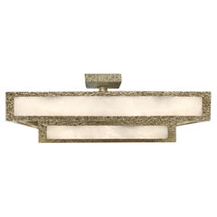 THR28 Rock Crystal Semi Flushmount By Phoenix