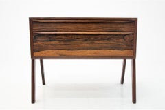 Thread Sewing Side Table, Danish Design, Denmark, 1970s