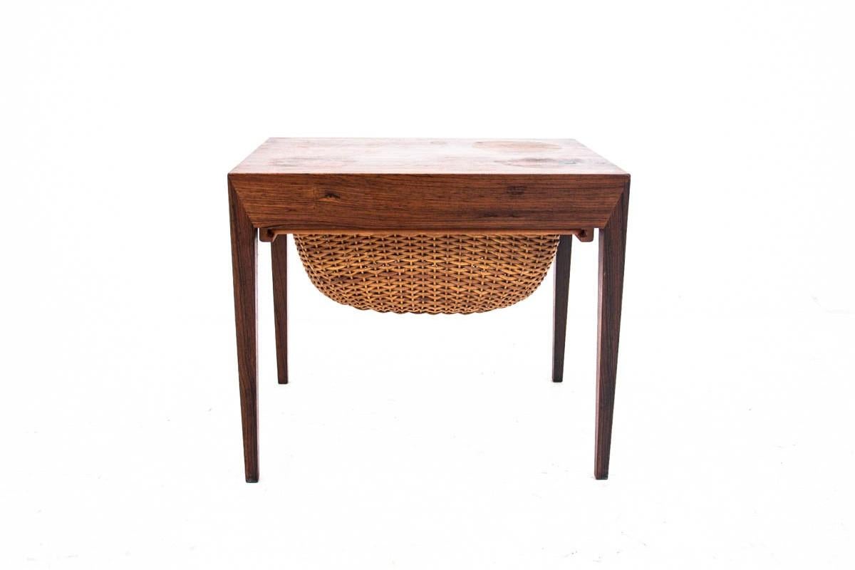 Thread Table in Rosewood, Danish Design For Sale 2