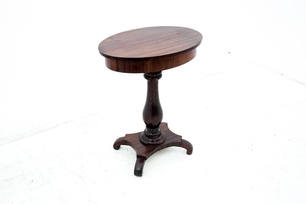 Biedermeier Thread Table, Northern Europe, Late 19th Century For Sale