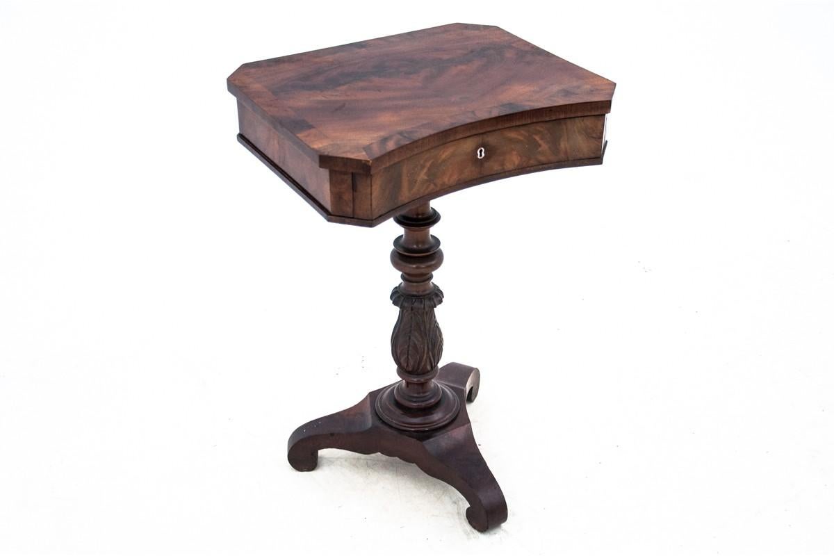 Walnut Thread Table, Northern Europe, Late 19th Century For Sale