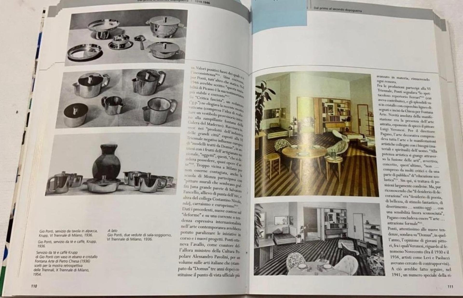 Tre ciotole da portata Art Deco degli anni '50 disegnate da Gio Ponti per i Fratelli Calderoni in vendita 6
