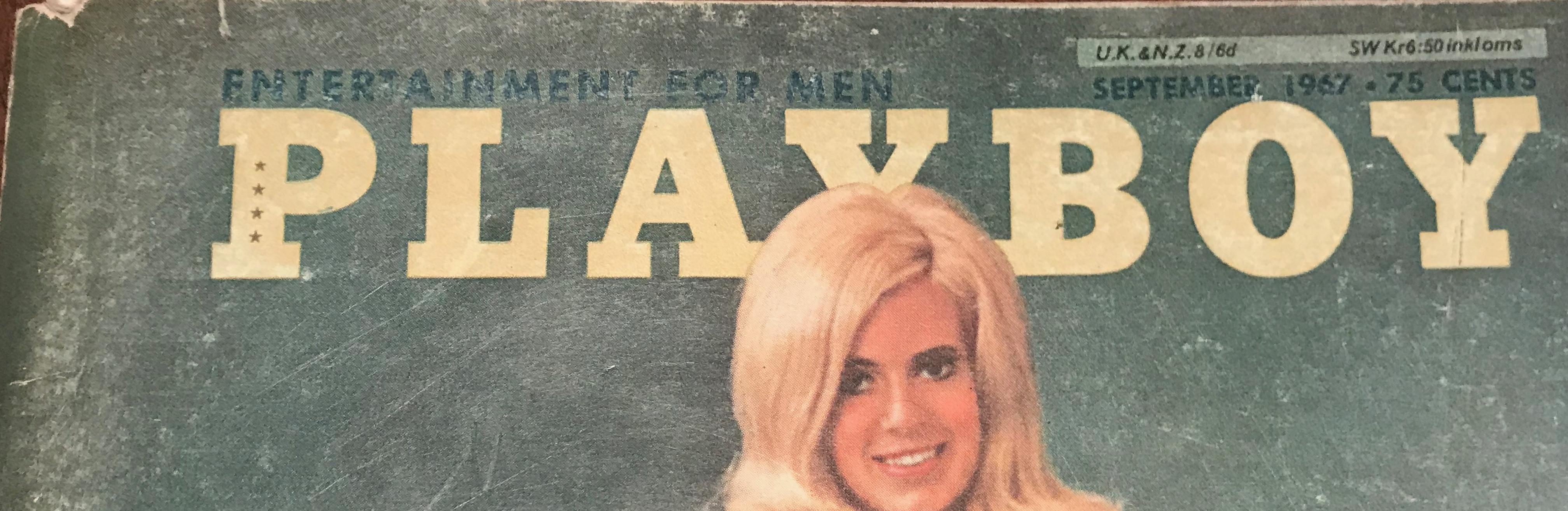 Three 1960s Playboy Magazines 1967, 1968 and 1969 Man Cave Decor! In Good Condition For Sale In Antwerp, BE