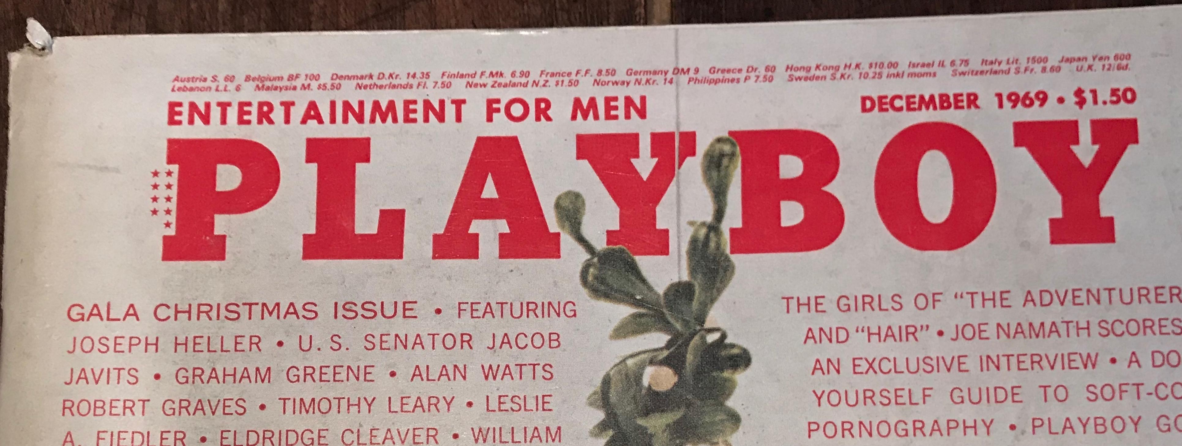 Drei Playboy-Magazine aus den 1960er Jahren, 1967, 1968 und 1969 Man Cave Decor! im Angebot 1