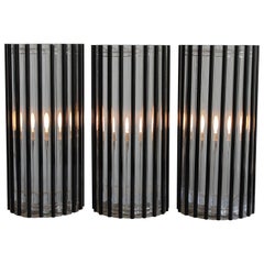 Three 1970
s Modern Lucite Rod Lamps