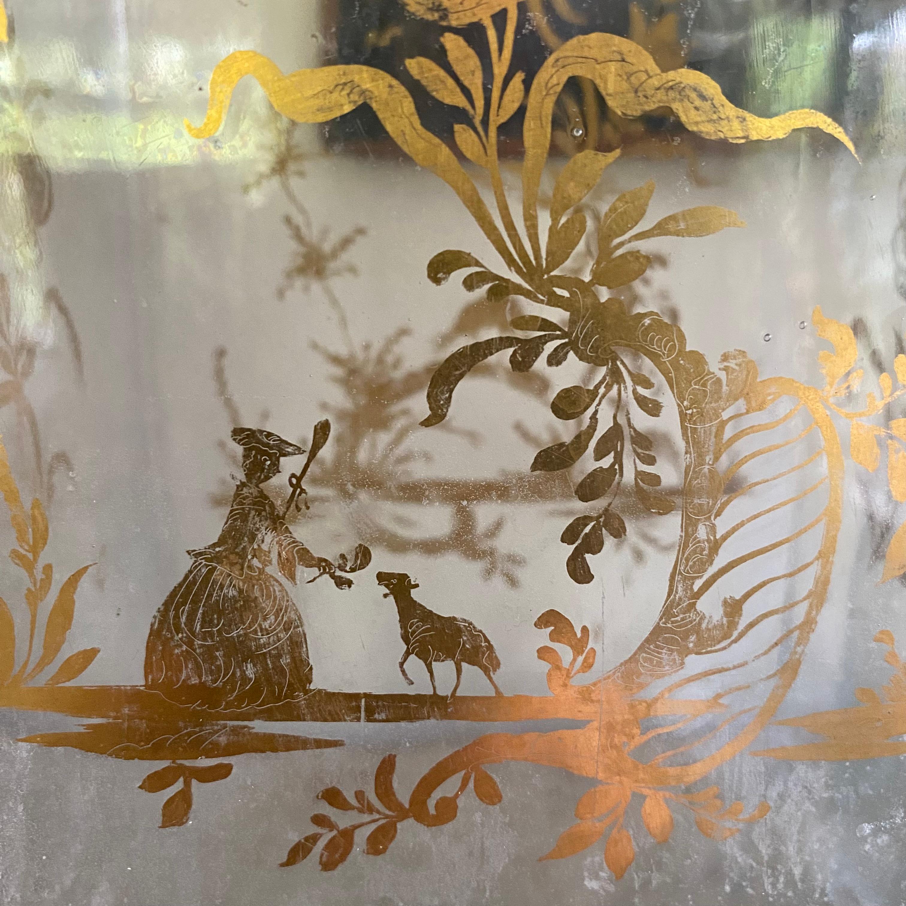 Three 19th century Bohemian Decanters 5