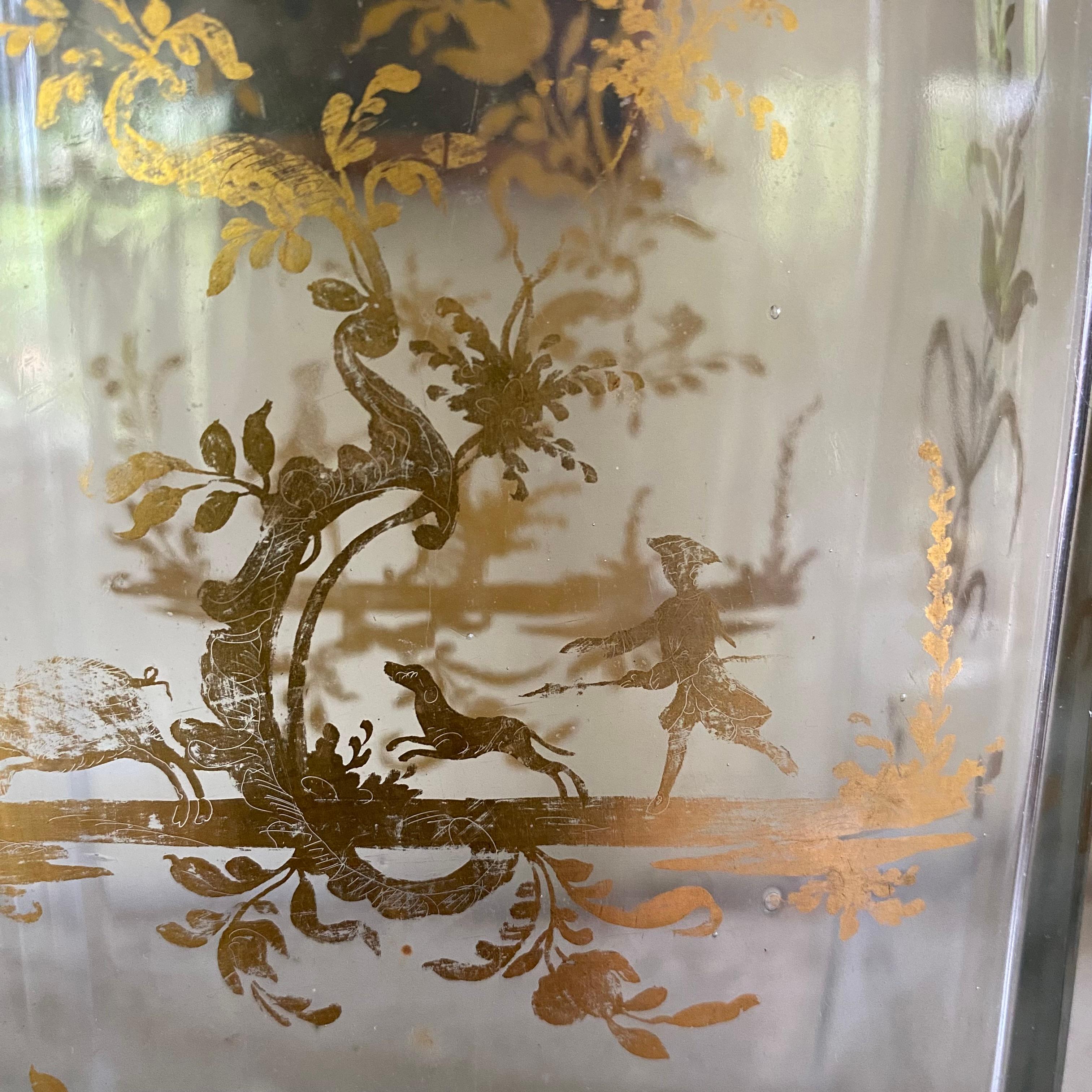 Three 19th century Bohemian Decanters 6