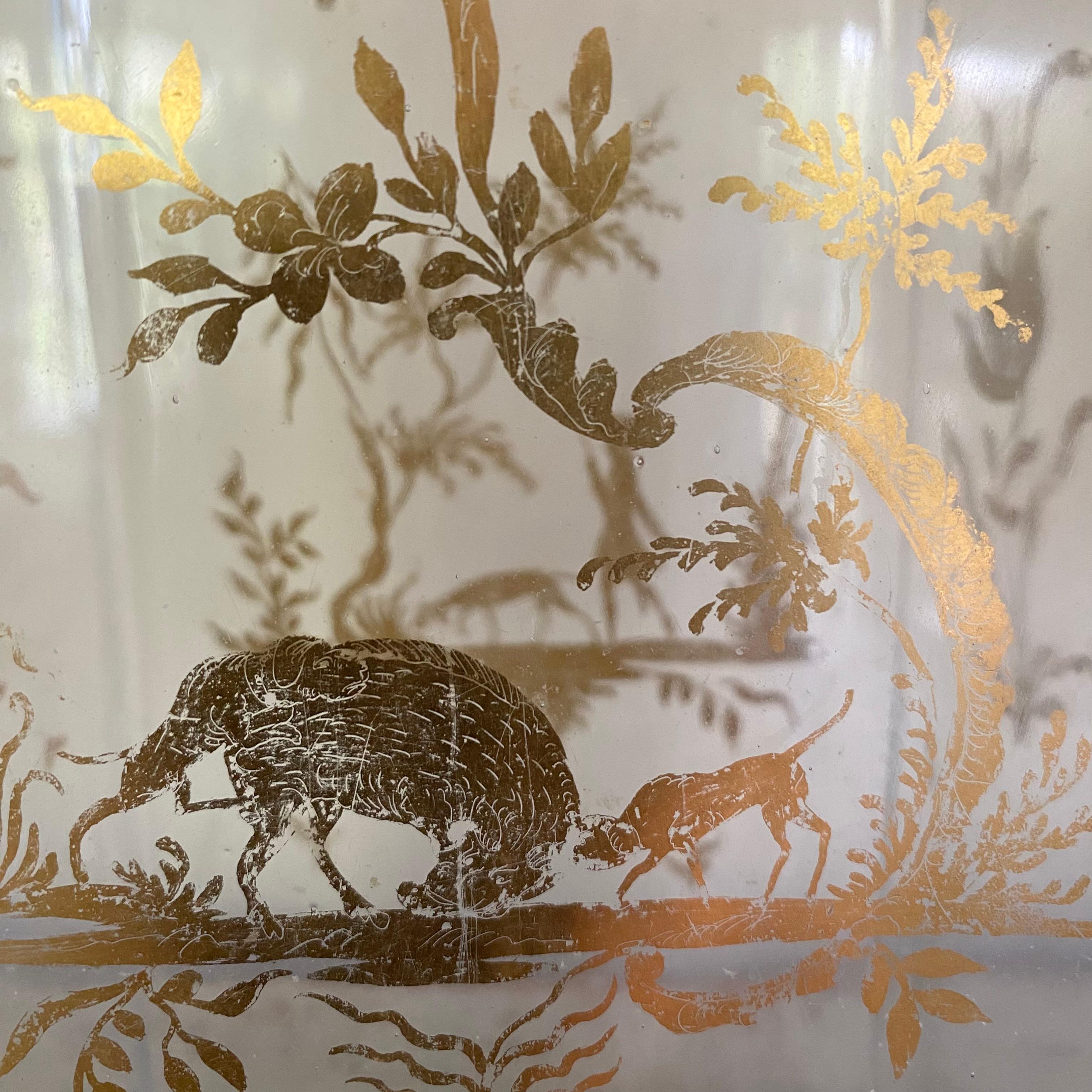 Three 19th century Bohemian Decanters 9